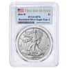 2021-W 1 oz Burnished Silver American Eagle Type 2 PCGS SP 70 FDOI