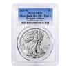 2021-W 1 oz Rev Proof Silver American Eagle Type 1 PCGS PF 70 FS Designer Edition
