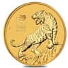 Lot of 20 - 2022 1/10 oz Gold Lunar Year of The Tiger BU Australia Perth Mint In Cap