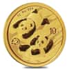 2022 1 gram Chinese Gold Panda 40th Ann Privy 10 Yuan .999 Fine BU (Sealed)