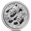 2022 1 gram Chinese Platinum Panda 40th Ann Privy 30 Yuan .999 Fine BU