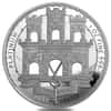 2022 1 oz Gibraltar Castle Platinum Coin .9995 Fine