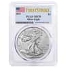 Box of 20 - 2022 1 oz Silver American Eagle $1 Coin PCGS MS 70 First Strike (Flag Label)
