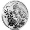2022 1 oz Tuvalu Ryu Street Fighter™ Silver Coin BU