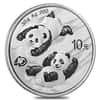 2022 30 gram Chinese Silver Panda 40th Ann Privy 10 Yuan .999 Fine BU