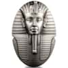 2022 3 oz Silver Mask of Tutankhamun 100th Ann 3D Shaped Coin Djibouti .999 Fine (w/Box & COA)