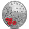 2022 Canada 1 oz Colorized Silver Remembrance Day Coin .9999 Fine (w/Box & COA)