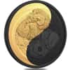 2022 Canada 1 oz Silver The Sea Otter - Black and Gold Coin Series .9999 Fine (w/Box & COA)