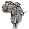 2022 Chad 1 oz Silver Big Five Africa Shaped Coin Serial #1 NGC MS 70 ER High Relief