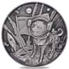 2022 Chad 2 oz Silver Doge On The Moon Coin Serial #2 NGC MS 70 ER Antiqued High Relief