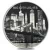 2022 Cook Islands 1 oz Proof Silver Big City Lights - New York Coin .999 Fine (w/Box & COA)