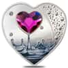 2022 Cook Islands 20 gram Proof Silver Brilliant Love Coin .999 Fine (w/Box & COA)