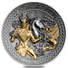 2022 Cook Islands 2 oz Silver Norse Gods Loki Coin .999 Fine