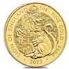 Tube of 10 - 2022 Great Britain 1 oz Gold The Tudor Beasts Lion of England Coin .9999 Fine BU