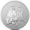 2023 1 oz AC/DC Frosted Silver Coin .999 Fine - Royal Australian Mint (w/Box & COA)