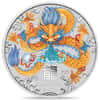 2024 1 oz Colorized Silver Lunar Dragon Coin Perth Mint
