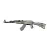 2024 2 oz Chad History's Greatest Firearms Antiqued Assault Rifle Shaped Silver Coin .999 Fine