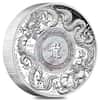 2024 2 oz Double Dragon Mother of Pearl Silver Coin Perth Mint