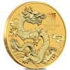 2024 2 oz Gold Lunar Dragon BU Australia Perth Mint