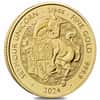 Tube of 25 - 2024 GB 1/4 oz Gold The Tudor Beasts Seymour Unicorn Coin BU