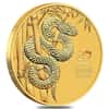 2025 10 oz Gold Lunar Snake BU Australian Perth Mint