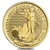 Tube of 25 - 2025 Great Britain 1/10 oz Gold Britannia Coin BU