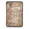 23.3 oz National India Bullion Refinery Bombay Electro Silver Bar