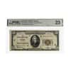 1929 $20 National Currency Note Chicago PMG VF 25