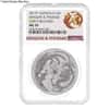 2017 1 oz Silver Dragon and Phoenix Australian Perth Mint NGC MS 70 ER