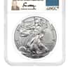2018 1 oz Silver American Eagle NGC MS 70 FDOI (Moy)
