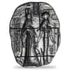 2 oz Egyptian Goddesses Hand Poured Silver Relic Bar