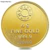 4 Gram Generic Gold Round .999+ Fine (Secondary Market)
