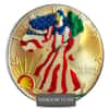 1 oz Silver American Eagle $1 Colorized Coin (Random Year)