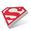 2021 Niue 1 oz DC Comics - Superman Shield Shaped Silver Coin (w/Box & COA)