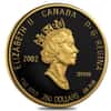 2002 Canada 1.22 oz $350 Wild Rose Proof Gold Coin .99999 Fine (w/Box & COA)