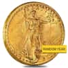 $20 Gold Double Eagle Saint Gaudens PCGS MS 60 (Random Year)