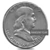 $10 Face Value Franklin Half Dollars 90% Silver 20-Coin Roll (Circulated)
