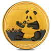 2017 3 Gram Chinese Gold Panda 50 Yuan PCGS MS 69 First Strike