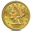 1879 $2.5 Liberty Head Quarter Eagle Gold Coin NGC AU 58   