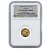 1987 P 1/10 oz China Gold Panda 10 Yuan NGC PF 69 Ultra Cameo