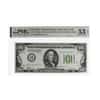 1934 $100 Federal Reserve Currency Note New York PMG AU 53 EPQ
