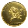 1776 France Proof Gold Tribute Libertas Americana Medal