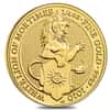 2020 Great Britain 1/4 oz Gold Queen's Beasts White Lion of Mortimer Coin .9999 Fine BU