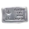 5 oz Canada Leaf Cast Silver Bar .9999 Fine