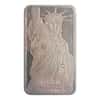 5 oz Johnson Matthey MTB Statue of Liberty Vintage Silver Bar .999 Fine