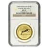 1998 1 oz $100 Australia Gold Lunar Year of the Tiger NGC MS 70