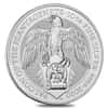 2020 Great Britain 10 oz Silver Queen's Beasts (Falcon) Coin .9999 Fine BU In Cap