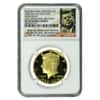 2014-W 3/4 oz Gold Kennedy Half High Relief NGC PF 70 UCAM ANA Inaugural Releases