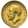 1911-1925 British Gold Sovereign George V Avg Circ