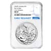 2020 1 oz Silver Australian Bull and Bear Coin Perth Mint NGC MS 69 Early Releases